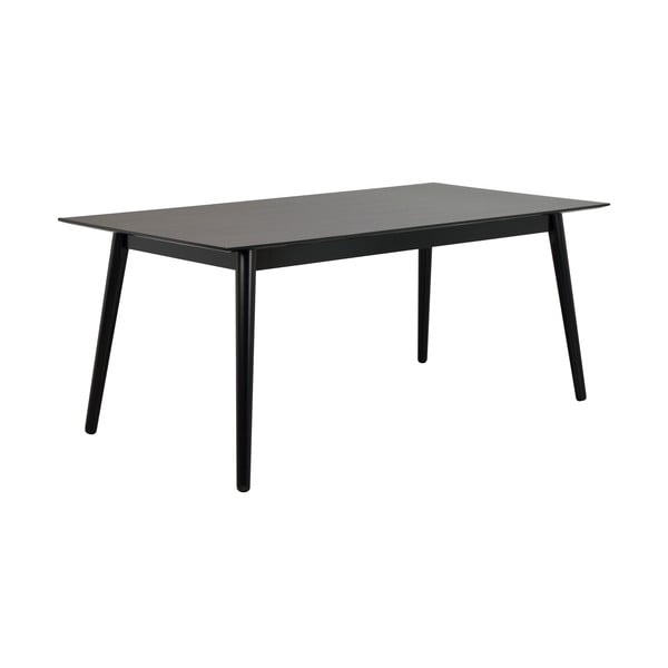 Melns ēdamgalds Rowico Lotta, 180 x 90 cm-image-4