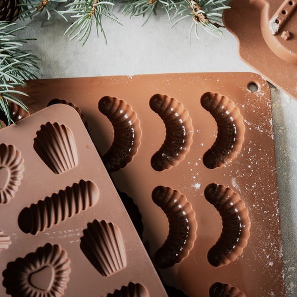 Ziemassvētku cepumu silikona cepšanas forma 21x31 cm – Orion-image-1