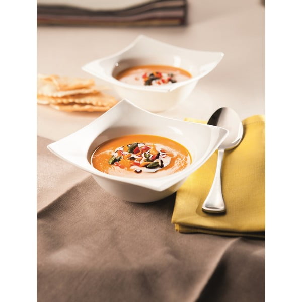 Balta porcelāna bļoda Maxwell & Williams Motion, 19 x 19 cm-image-1