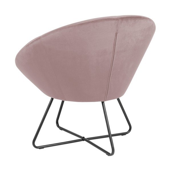 Rozā samta atpūtas krēsls Actona Center-image-3