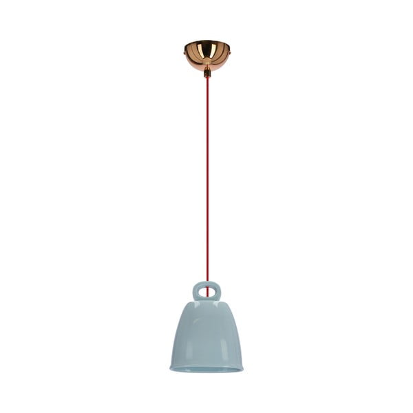 Zila bērnu lustra ar keramikas abažūru Sewilla – Candellux Lighting