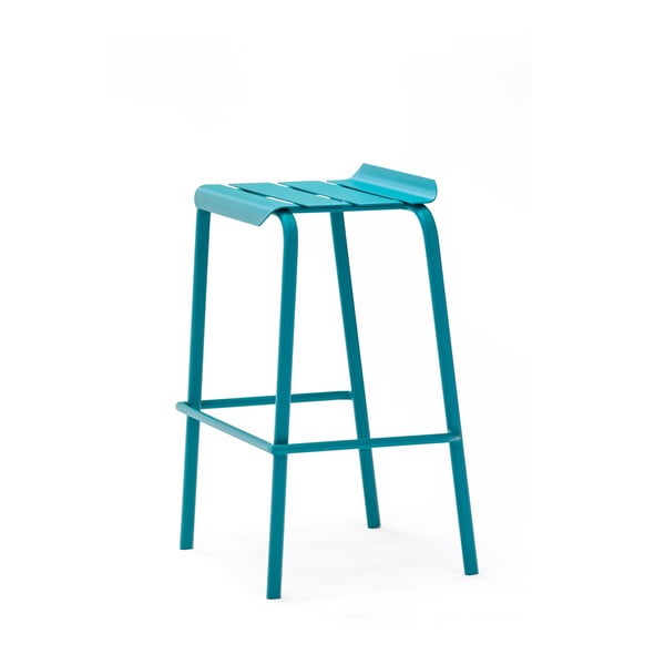Zili metāla dārza bāra krēsli (4 gab.) Alicante – Ezeis