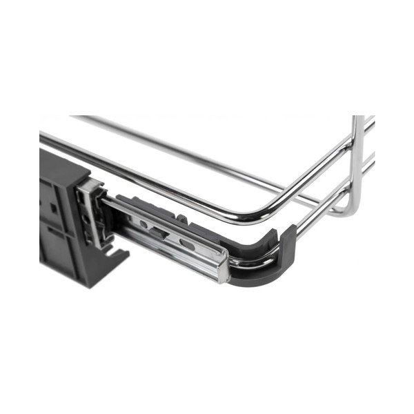 Pelēka iebūvēta plastmasas atkritumu šķirošanas tvertne 42+42 l Ecofil – Elletipi-image-3