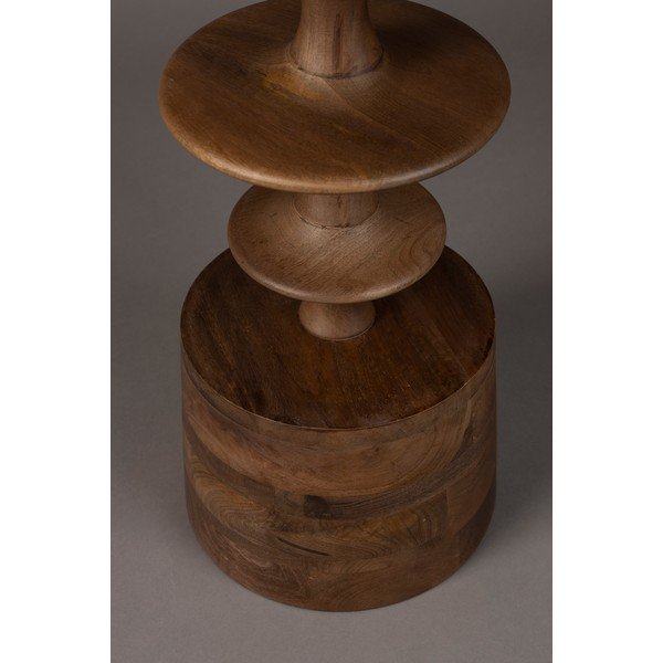 Mango masīvkoka apaļš sānu galdiņš ø 46 cm Cath – Dutchbone-image-4