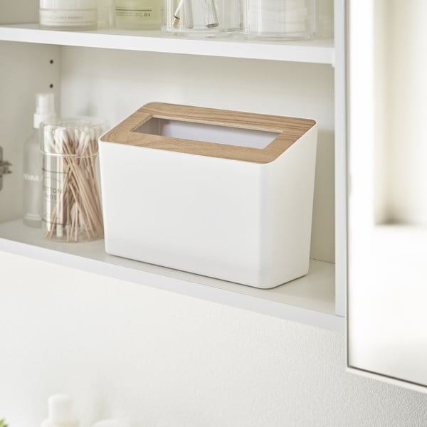 Balta galda atkritumu urna Yamazaki Rin, 2,3 l-image-1