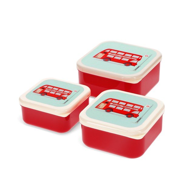 Bērnu pusdienu kārba 3x kastes Routemaster Bus – Rex London-image-2