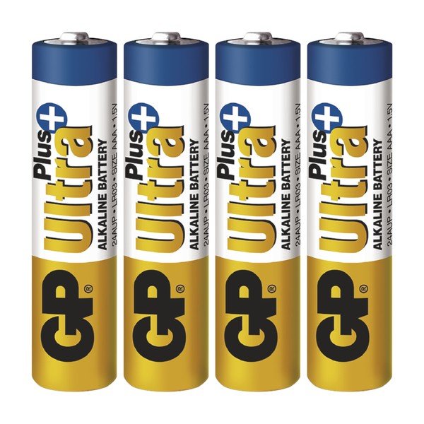 4 sārmu baterijas komplektā GP Ultra Plus AAA - EMOS-image-1