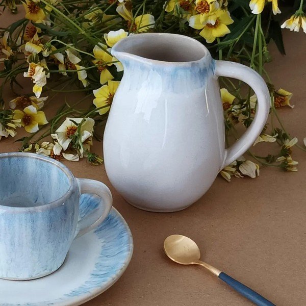 Balta akmensmasas piena krūze 200 ml Brisa – Costa Nova-image-2