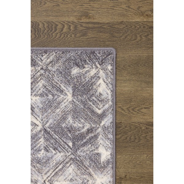 Pelēks vilnas paklājs 133x180 cm Moire – Agnella-image-3