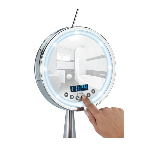 Palielinošs galda spogulis ar LED apgaismojumu un radio Wenko Imperial-image-2