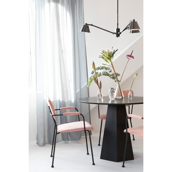 Apaļš ēdamgalds ar oškoka imitācijas galda virsmu ø 100 cm Pilar – Zuiver-image-1