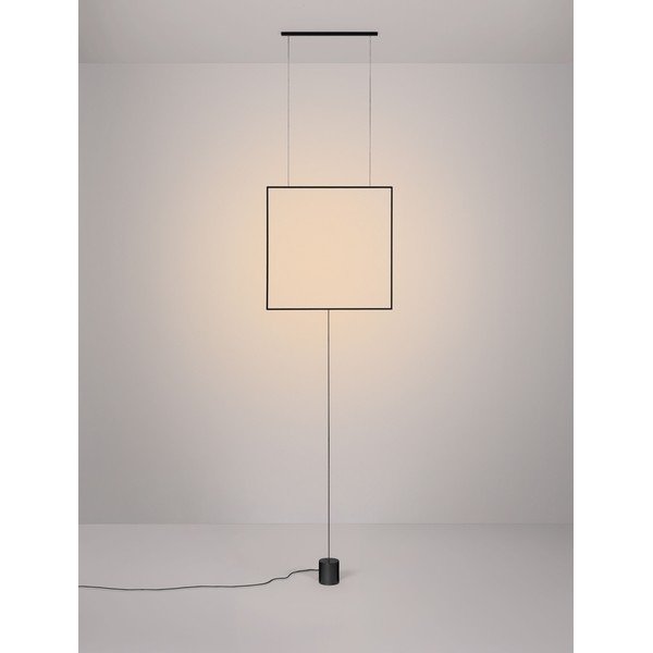 Matēti melna metāla LED stāvlampa (augstums 392 cm) Dahlia – Nova Luce-image-2