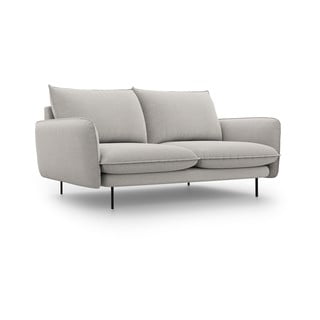 Gaiši pelēks divvietīgs dīvāns Cosmopolitan Design Vienna, 160 cm