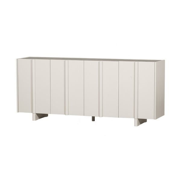 Krēmkrāsas priedes masīvkoka zema modulārā kumode 200x85 cm Basu – WOOOD-image-2