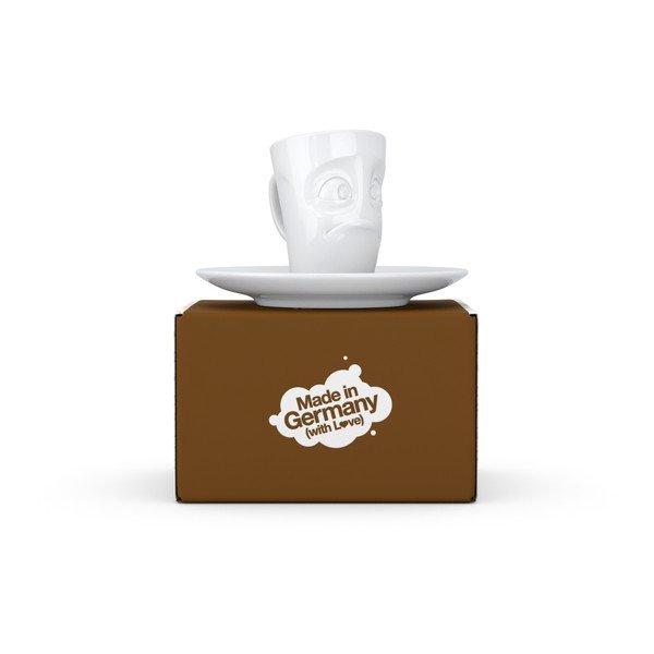 Balta porcelāna espreso tasīte ar apakštasīti 58produkti, tilpums 80 ml-image-1