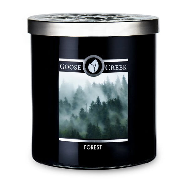Aromatizēta svece stikla kastītē Goose Creek Men's Collection Forest, 50 degšanas stundas
