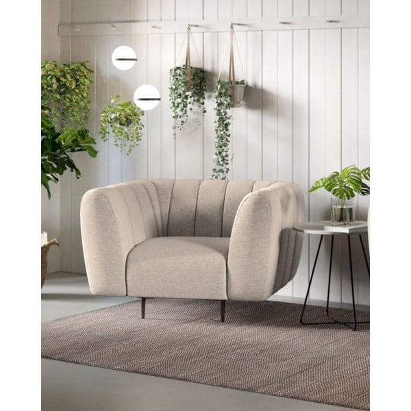 Bēšs atpūtas krēsls Shel – Ghado-image-1