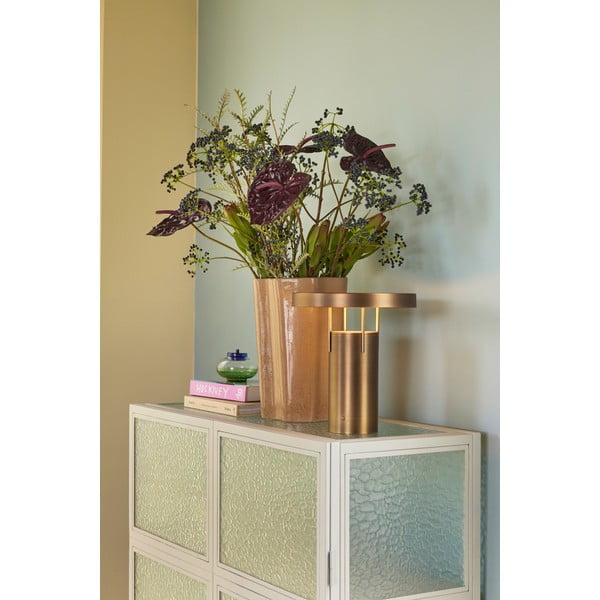 Bronzas krāsas LED galda lampa ar regulējamu spilgtumu (augstums 20 cm) BringMe – Hübsch-image-1