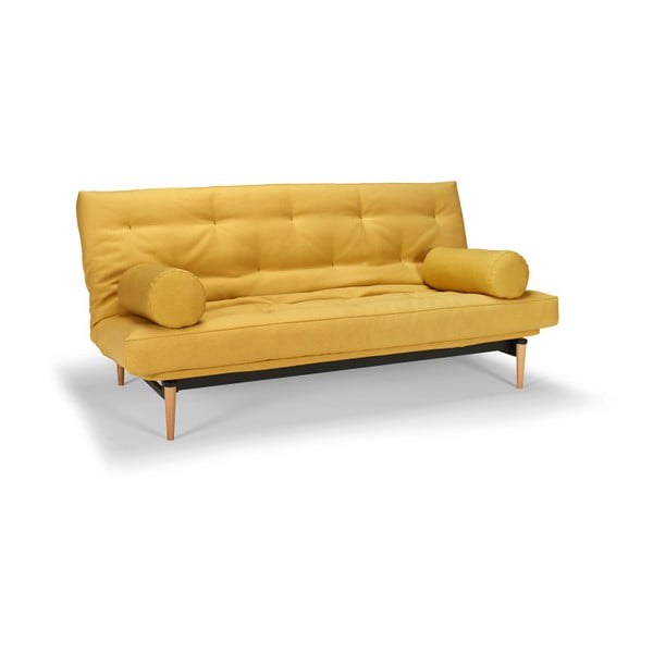 Dzeltena dīvāns gulta Inovācija Colpus Soft Mustard Flower