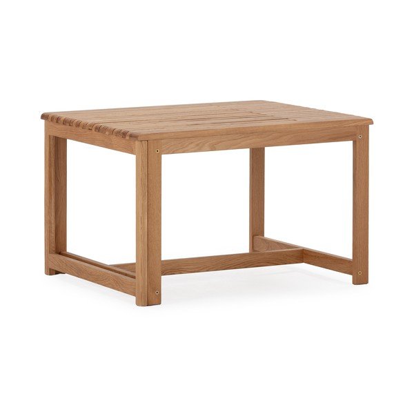 Dabīga toņa ozola masīvkoka žurnālgaldiņš 60x70 cm Unai – MOME-image-3