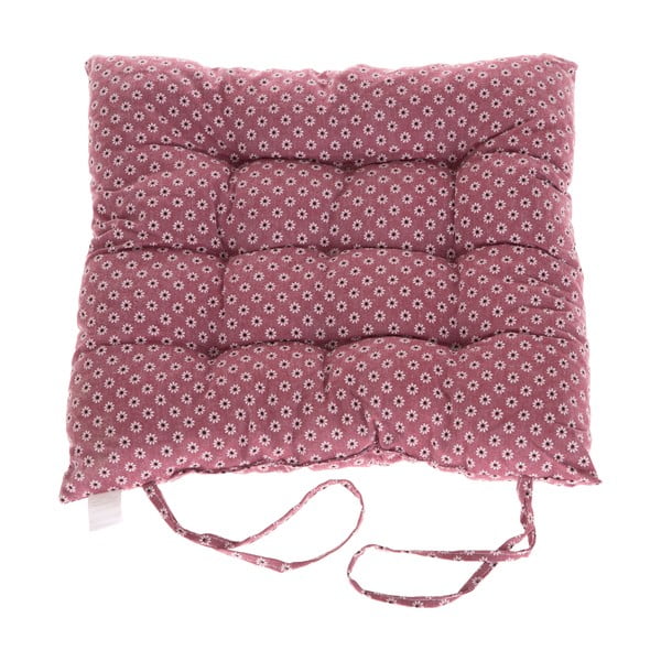 Rozā tekstila sēdekļa spilvens 40x40 cm – Dakls
