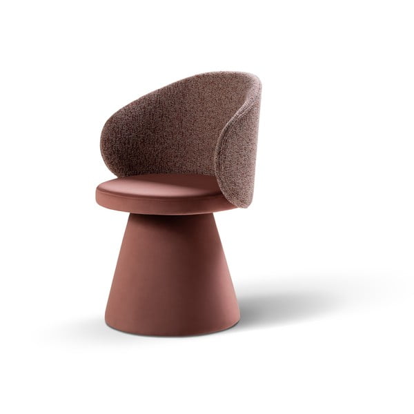 Rozā samta atpūtas krēsls Inez – Micadoni -image-2