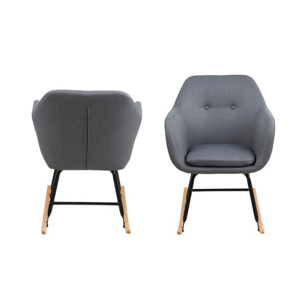 Tumši pelēks šūpuļkrēsls Actona Emilia-image-3