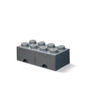 Tumši pelēka uzglabāšanas kaste ar 2 atvilktnēm bērniem LEGO®