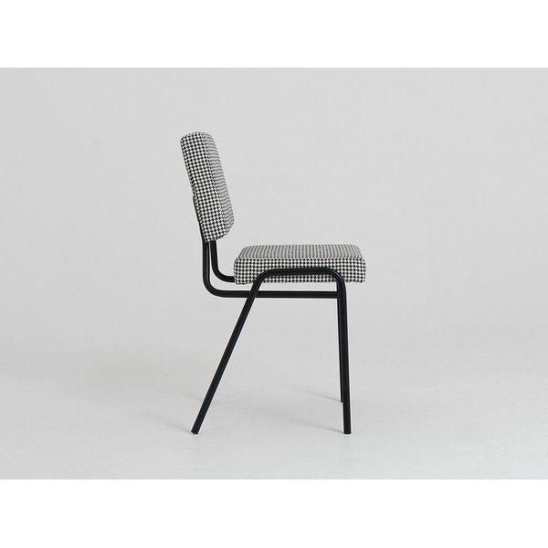 Balts/melns ēdamistabas krēsls Simple – CustomForm-image-2