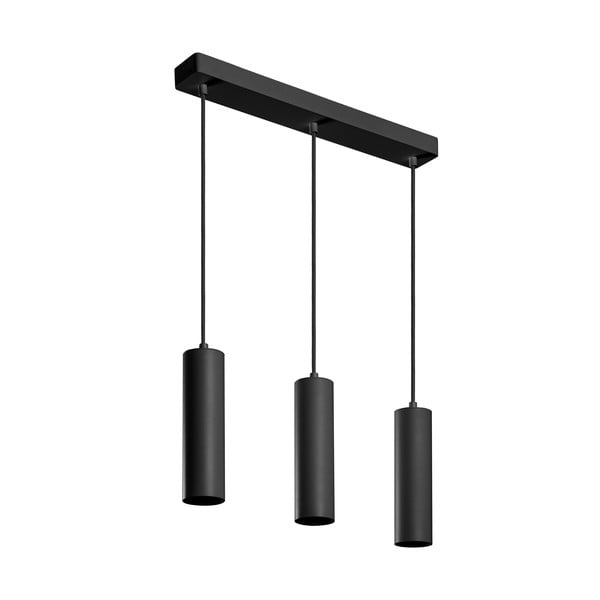 Melna piekaramā lampa ar metāla abažūru Tresos II – GTV