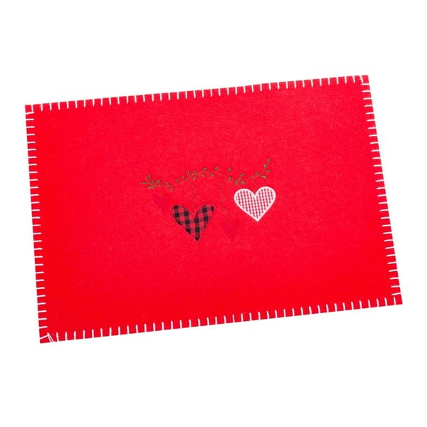 Tekstila galda paliktnis 30x40 cm Christmas Heart – Casa Selección