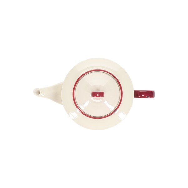 Bordo/ziloņkaula krāsas porcelāna tējkanna 920 ml Cyril – S|P Collection-image-3