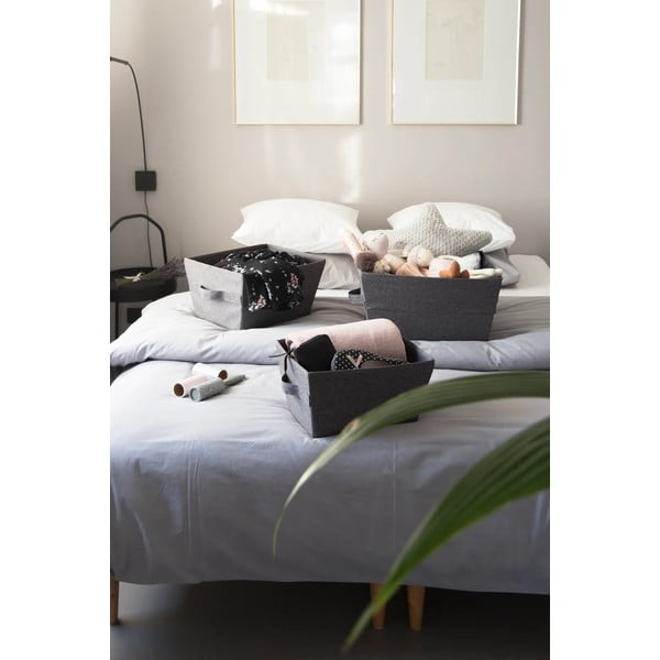 Uzglabāšanas tekstila uzglabāšanas grozs 34,5x45x25 cm Soft Storage – Bigso Box of Sweden-image-1