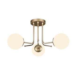 Griestu lampa zelta krāsā Squid Lighting Star, augstums 34 cm