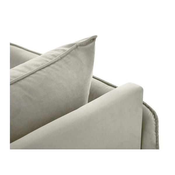 Bēšs samta zvilnis Cosmopolitan Design Vienna, labais stūris-image-4