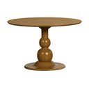 Mango masīvkoka apaļš ēdamgalds 120x120 cm Blanco – WOOOD