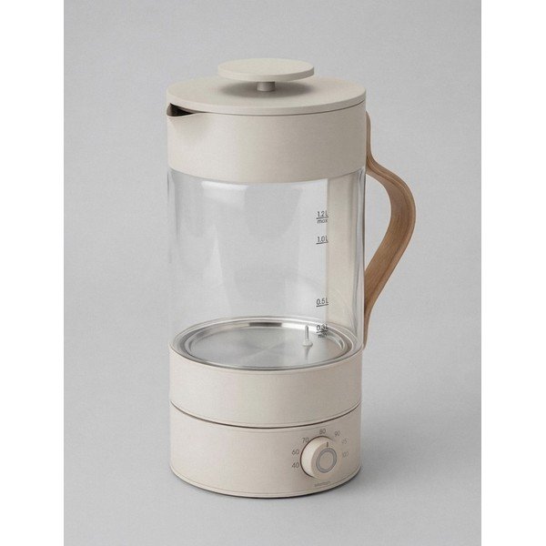 Bēša stikla elektriskā tējkanna 1,2 l Emma – Stelton-image-3