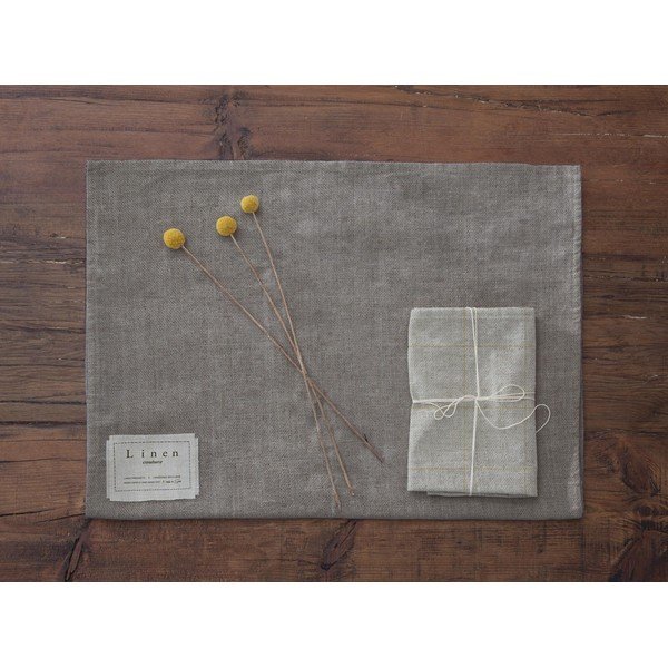 4 lina salvešu komplekts Really Nice Things Beige Lines, 43 x 43 cm-image-3