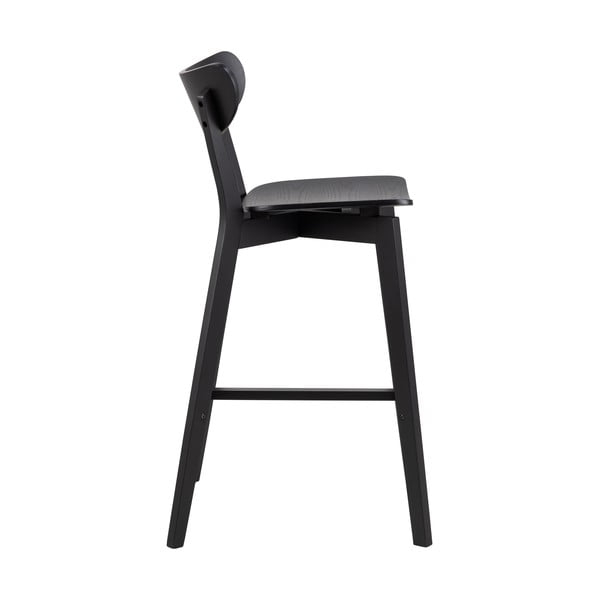 Melni gumijkoka masīvkoka bāra krēsli (2 gab.) 105 cm Roxby – Actona-image-4