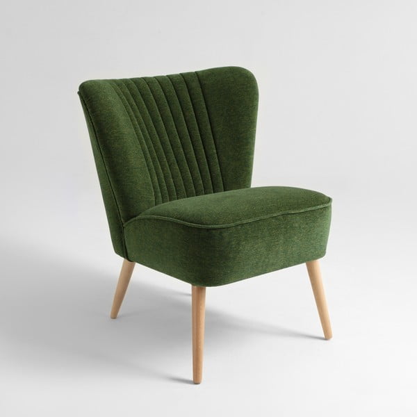 Zaļš atpūtas krēsls Custom Form Harry