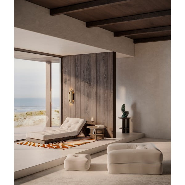 Pelēks atpūtas krēsls Roots Black Night – Karup Design-image-4