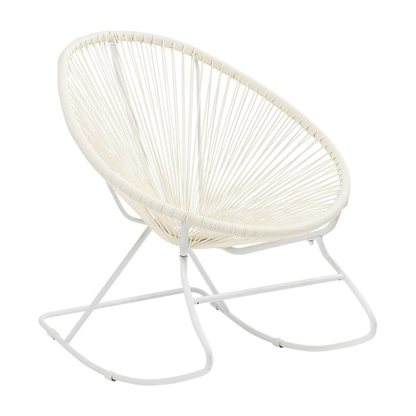 Balts šūpuļkrēsls Kare Design Spaghetti