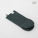 Lina virtuves cimds Forest Green – Linen Tales