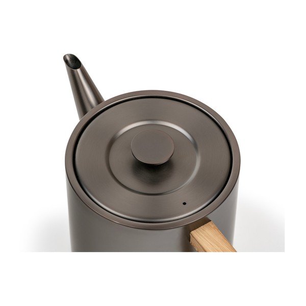 Pelēka nerūsējošā tērauda tējkanna ar sietiņu 1,1 l Duet Narvik – Bredemeijer-image-3