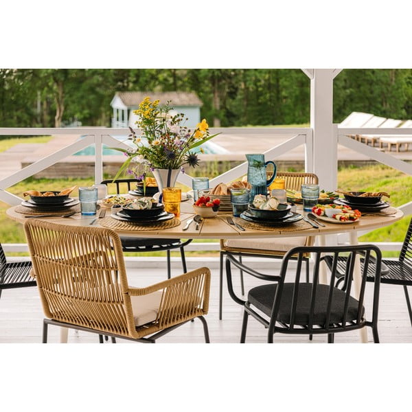 Dārza galds ar mākslīgu koka virsmu Bonami Selection Marienlist, 190 x 115 cm-image-1