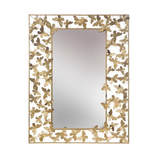 Mauro Ferretti Butterfly Glam sienas spogulis zelta krāsā, 85 x 110 cm