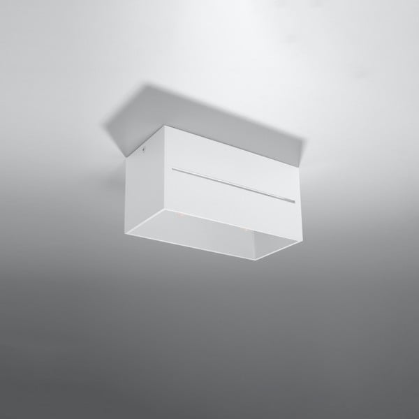 Balta griestu lampa ar metāla abažūru 10x20 cm Lorum – Nice Lamps