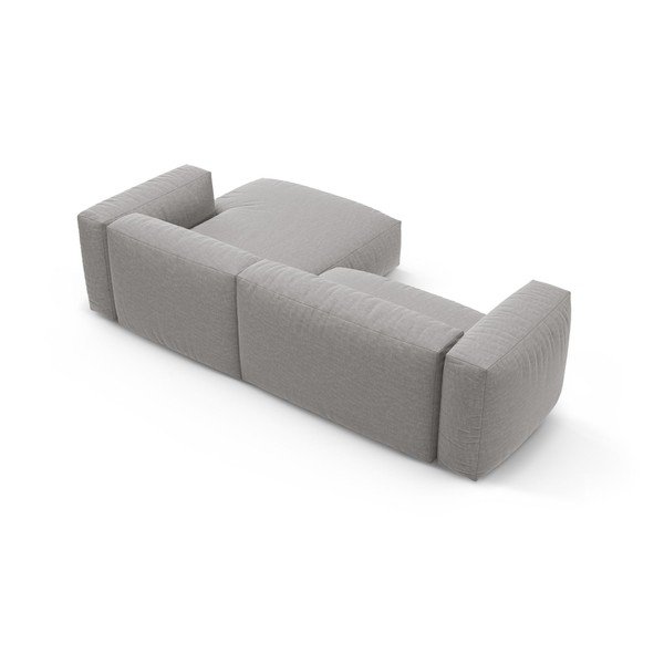 Pelēks salokāms modulārais stūra dīvāns (ar labo stūri/ar zvilni) – Micadoni -image-4