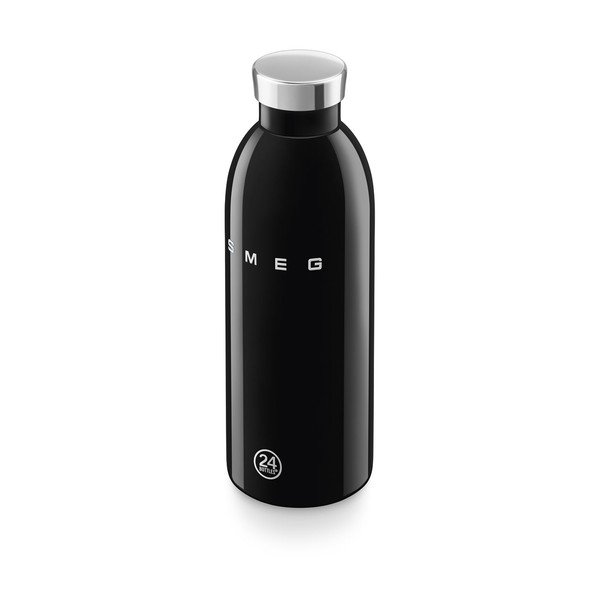 Melna nerūsējošā tērauda termopudele 500 ml 24BOTTLES – SMEG-image-4
