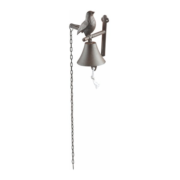 Čuguna sienas zvans ar putna motīvu Esschert Design Cutie Bird